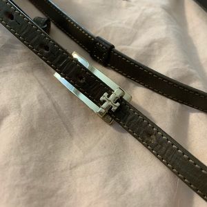 Tory Burch Skinny Double-Wrap Belt
